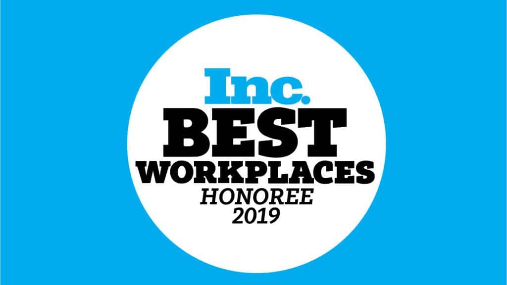 Inc’s Best Workplaces of 2019